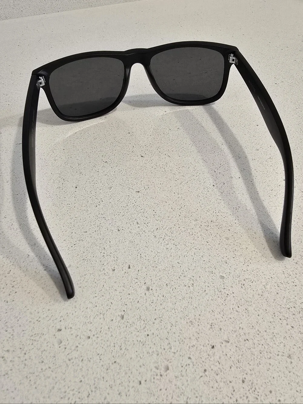 New Balance Men's Matte Black Polarized Sunglasses with Dark Lenses